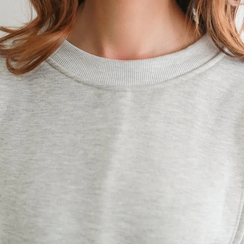 New design warm clothing O-neck maternity clothes for breastfeeding women