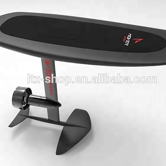 2022Cool Adult Water Sports 5000W Electric Hydrofoil Surfboard, Remote Control 35Km/h Electric Sea Scooter Flying Wakeboard