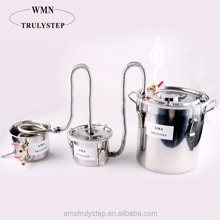 12L 3 Pots Mini Household Stainless Steel Home Beer Brewing Equipment