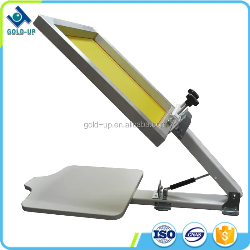 High quality 1 color manual 1 station T-shirt screen printing machine for sale