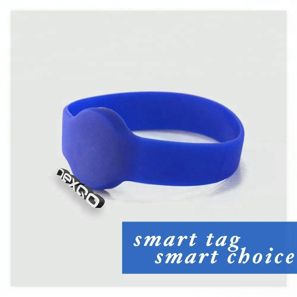 NFC Custom printing RFID silicone bracelet