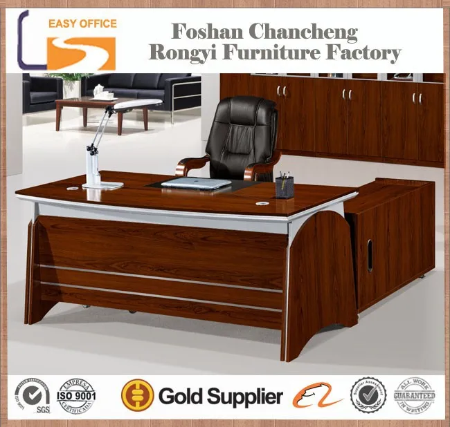 
Hot selling model MDF wood modern boss modern director office table design 