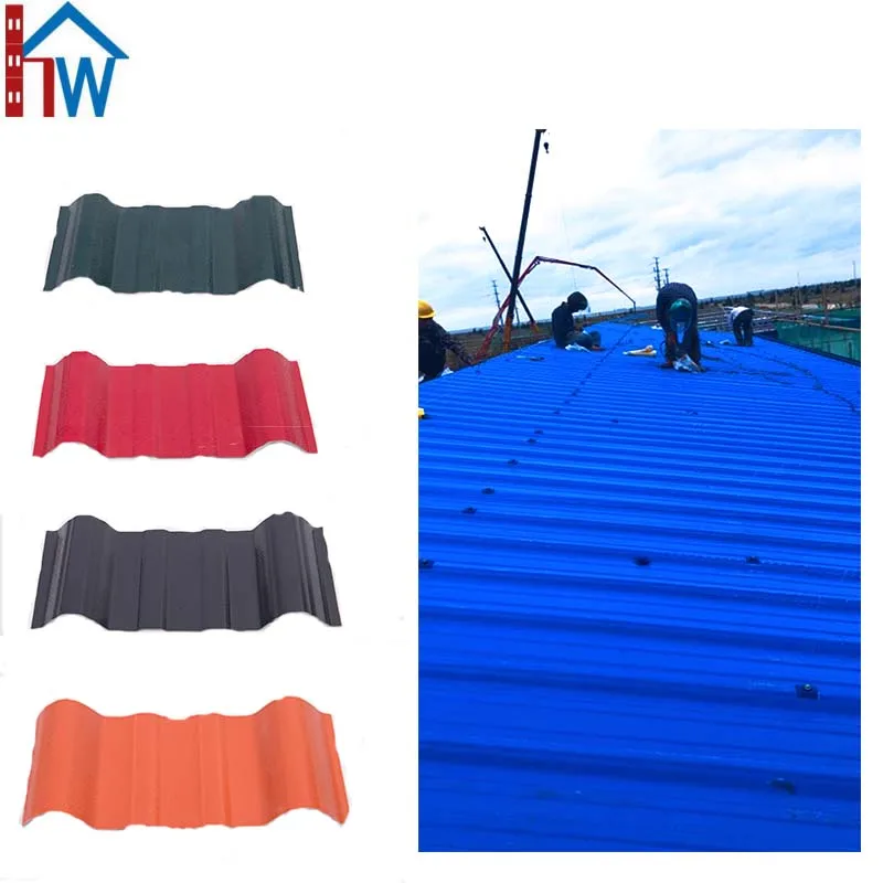 
Self-cleaning asa pvc plastic synthetic roof tile sheet 