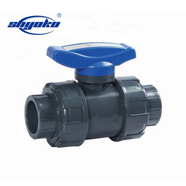  Double union PVC ball valve ANSI standard two