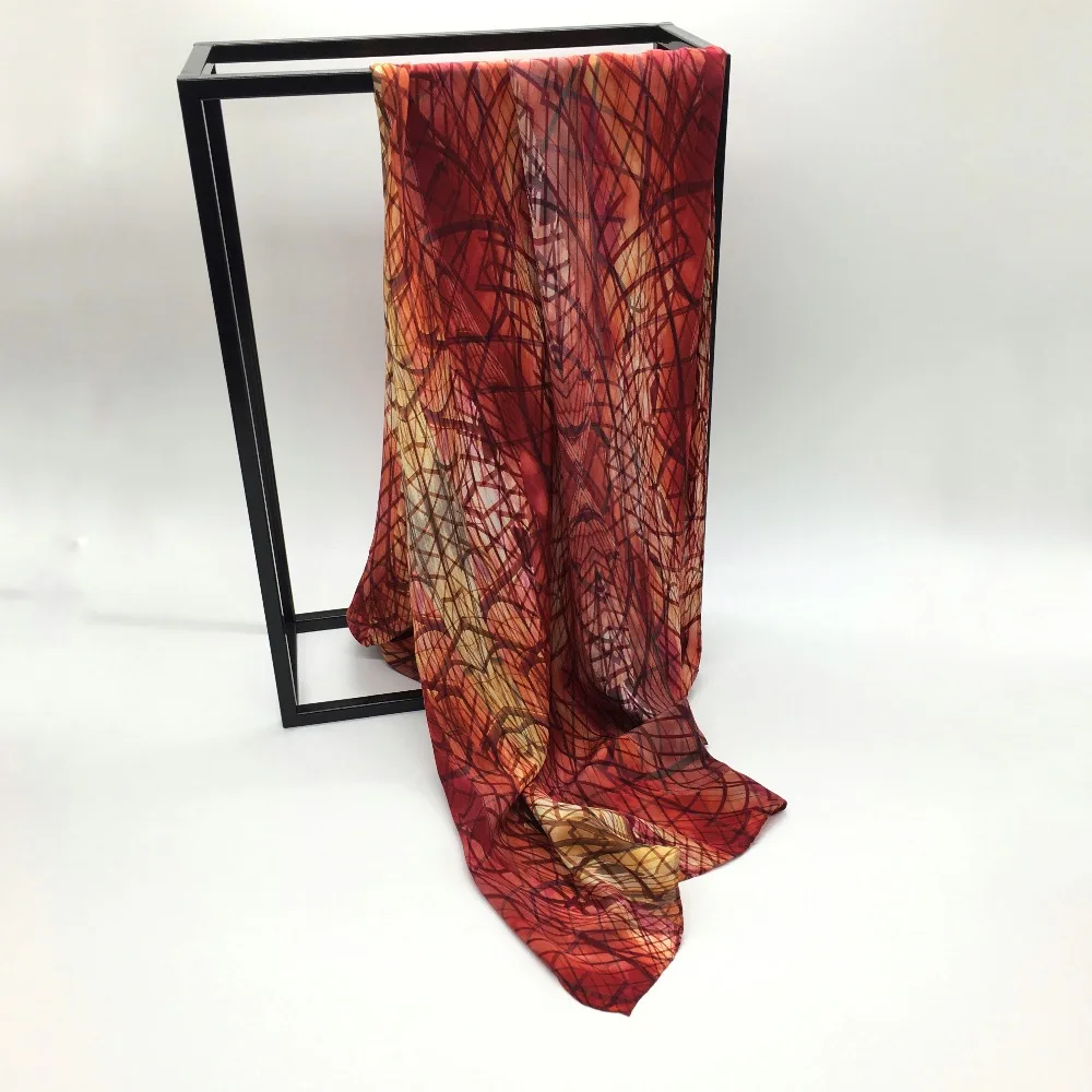 
Custom digital printed 100 natural silk turkey scarf bursa 