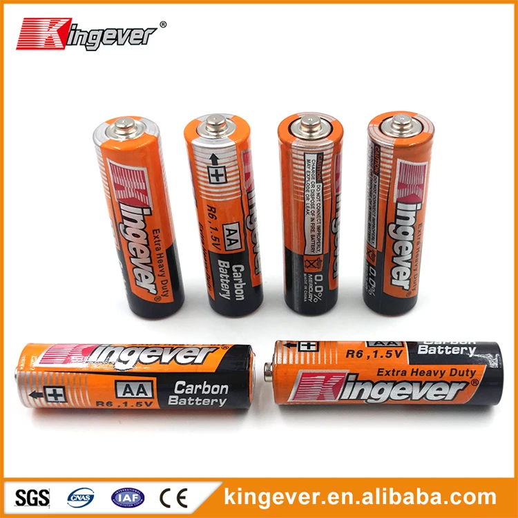 Super market packing 16PCS BLISTER CARD PACK R6 aa size battery for electronic toys