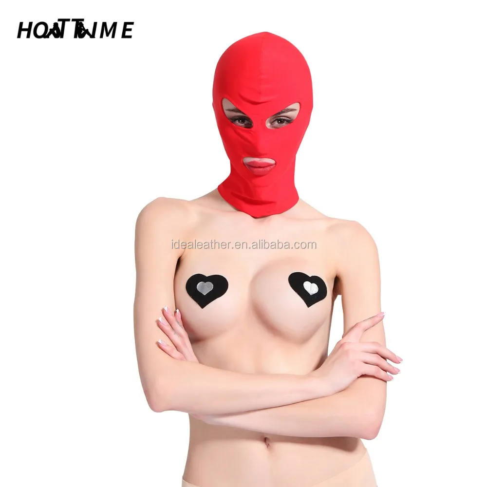 Factory Price Flirting Bondage Headgear Bondage Mask Sex Toys Fetish For Couples Elastic Fabric SM TOYS Stock