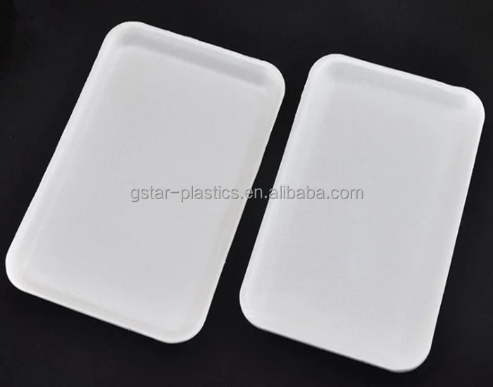 Food grade foam trays for meat