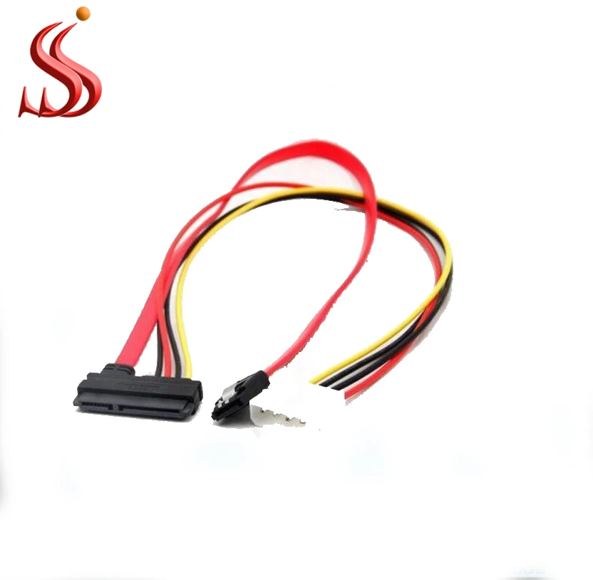 SATA22P To 7Pin +4Pin Power Cable/7+15pin Sata 22Pin to SATA 7pin and 4Pin Power cable