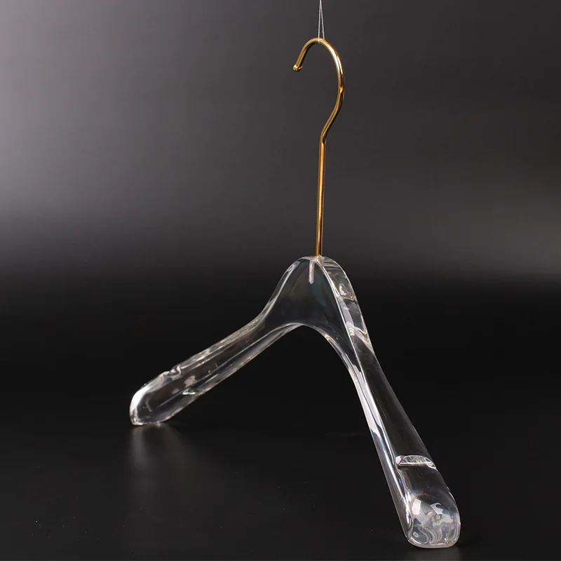 Clothes Hanger Factory Acrylic Transparent Hanger Clear boutique hangers