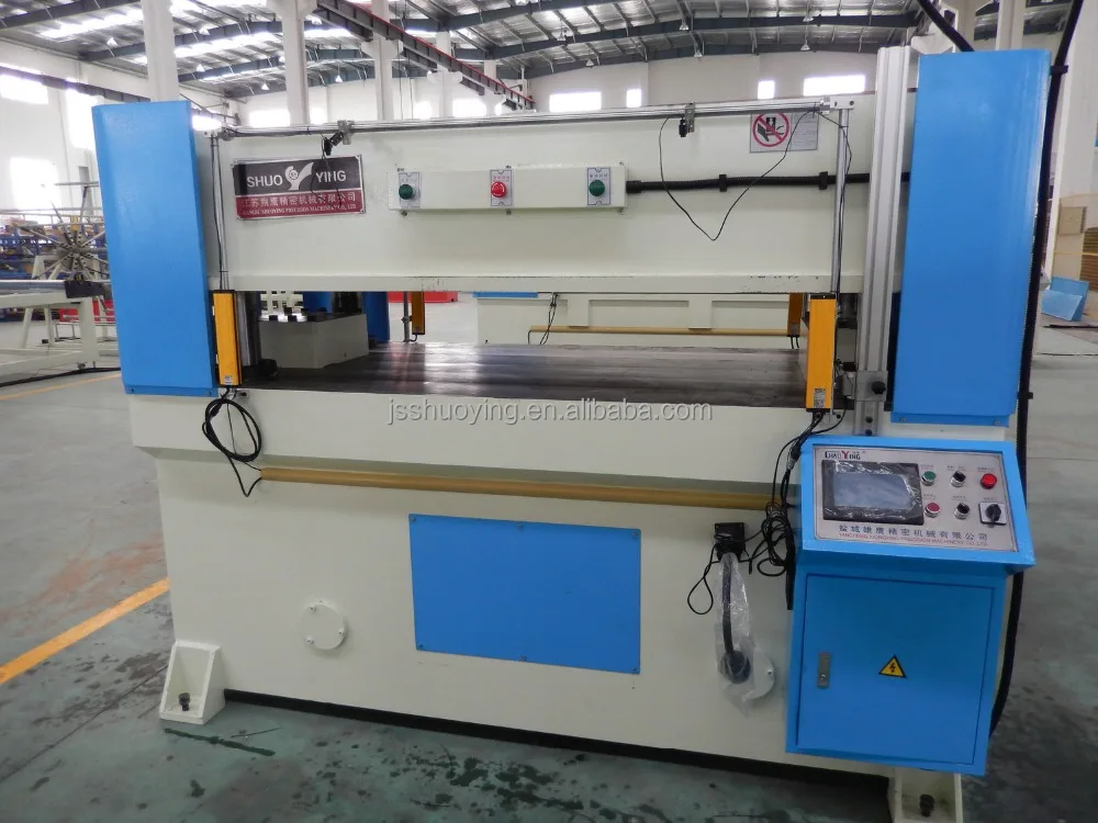 200T ПВХ напольный материал PLC контролируемый штамповочный пресс