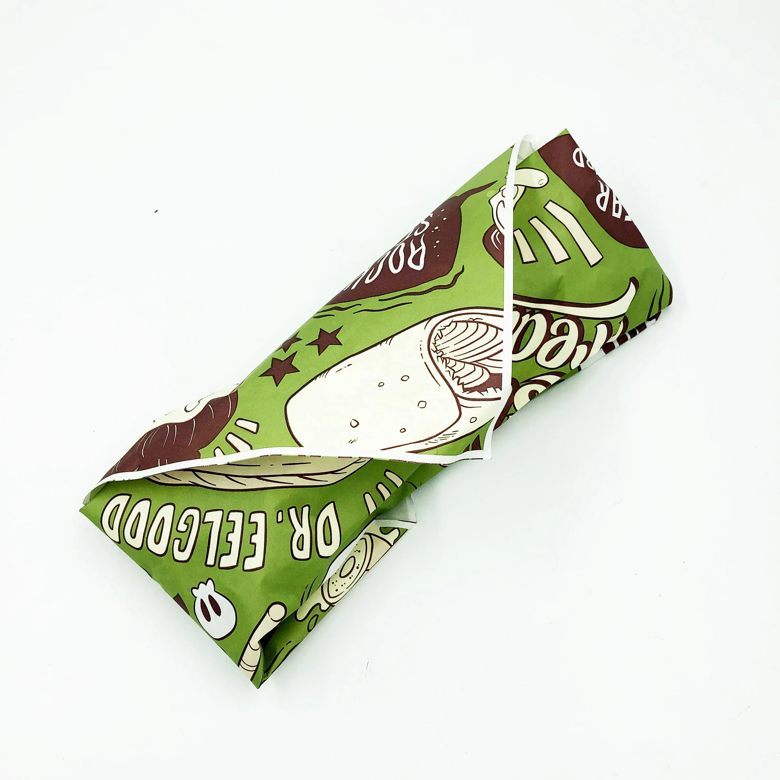 
custom printing burrito wrap paper 