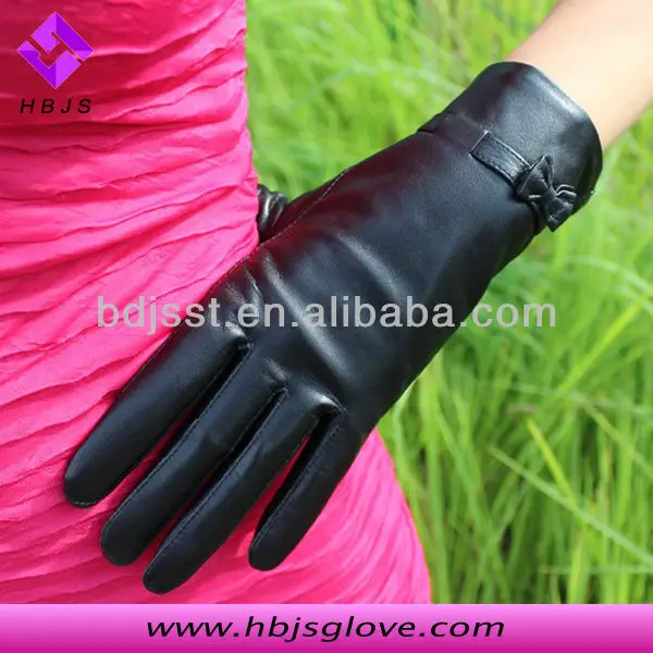 
Мода необычные свиной кожи женщин кожаные перчатки 