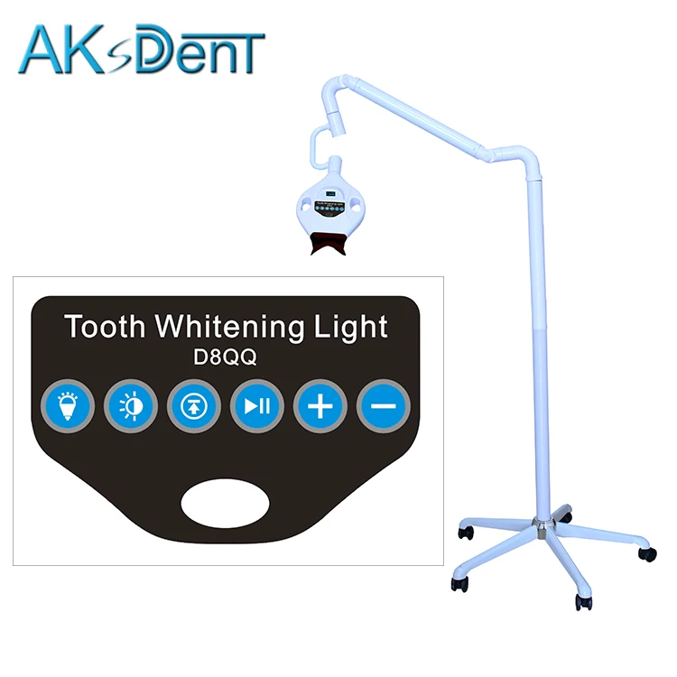 AKsDenT D-S Dental Teeth Whitening Light mouth guard Accessories Silicon Rubber maquina blanquemiento dental