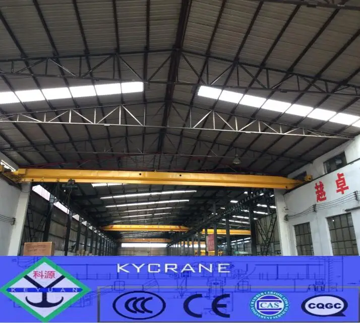 
10t electric single girder overhead crane with hoist 