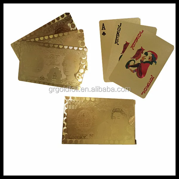 Customized gold poker Club playing cards wood box Pokemon Trading Cards