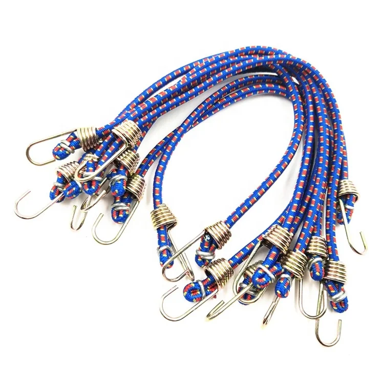 Круглая растягивающаяся Прочная резиновая веревка из полиэстера 4 мм