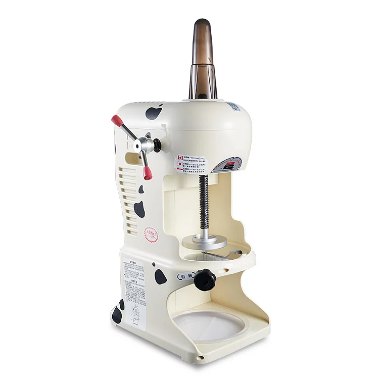 Snow Cone Ice Shaver Machine Maker Electric Block Ice Crusher Snowflake Shaved Ice Machine