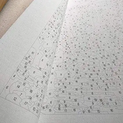 Новый стиль diy картина маслом по номерам kit Живопись на холсте