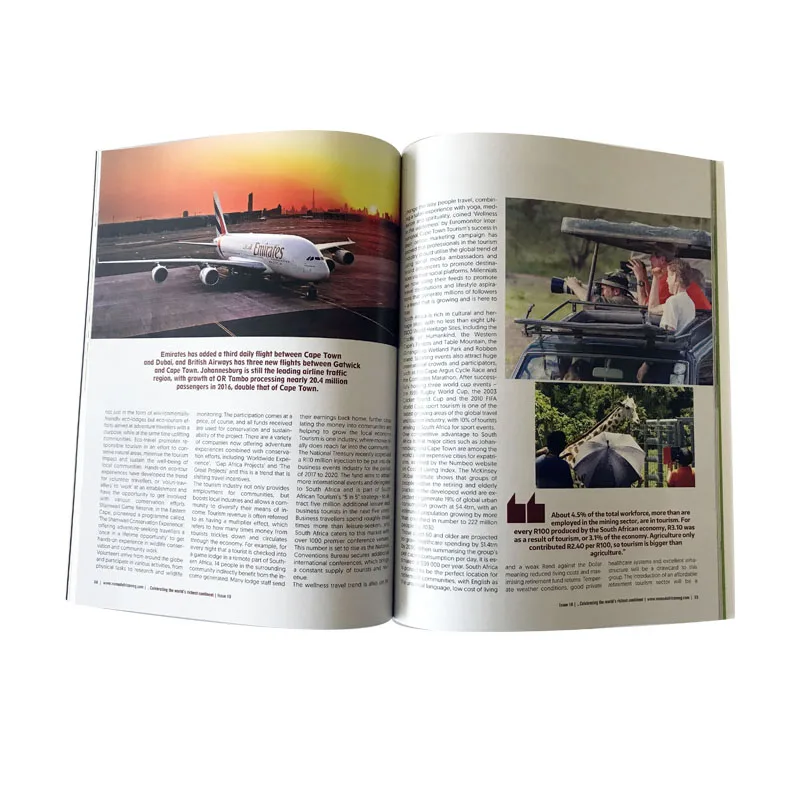 custom printing glossy art paper magazine matte art paper magazine