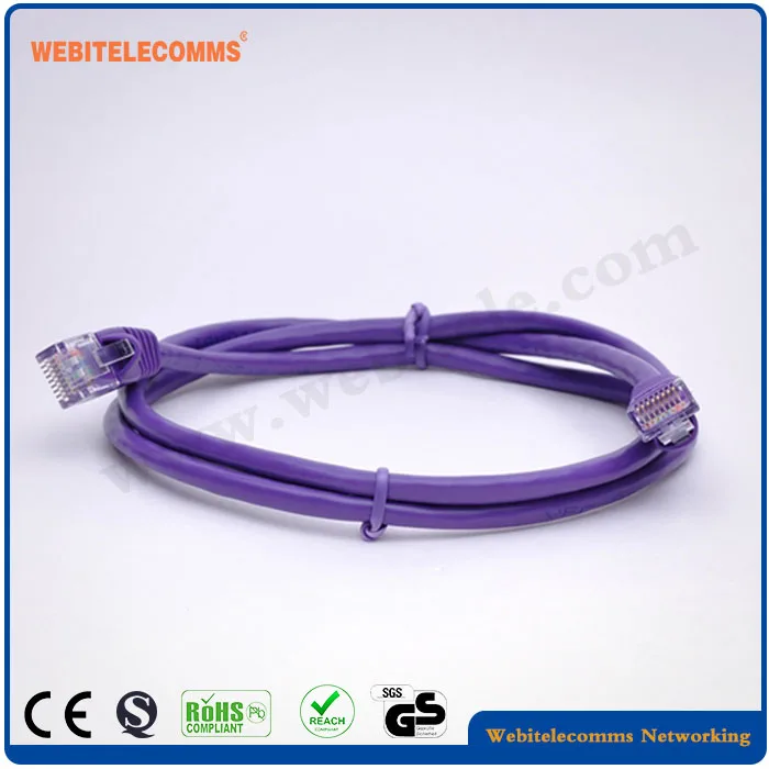 Good Quality,Telecommunication Cable+CU or CCA Material,3M RJ45 UTP Cat5e Patch Cable