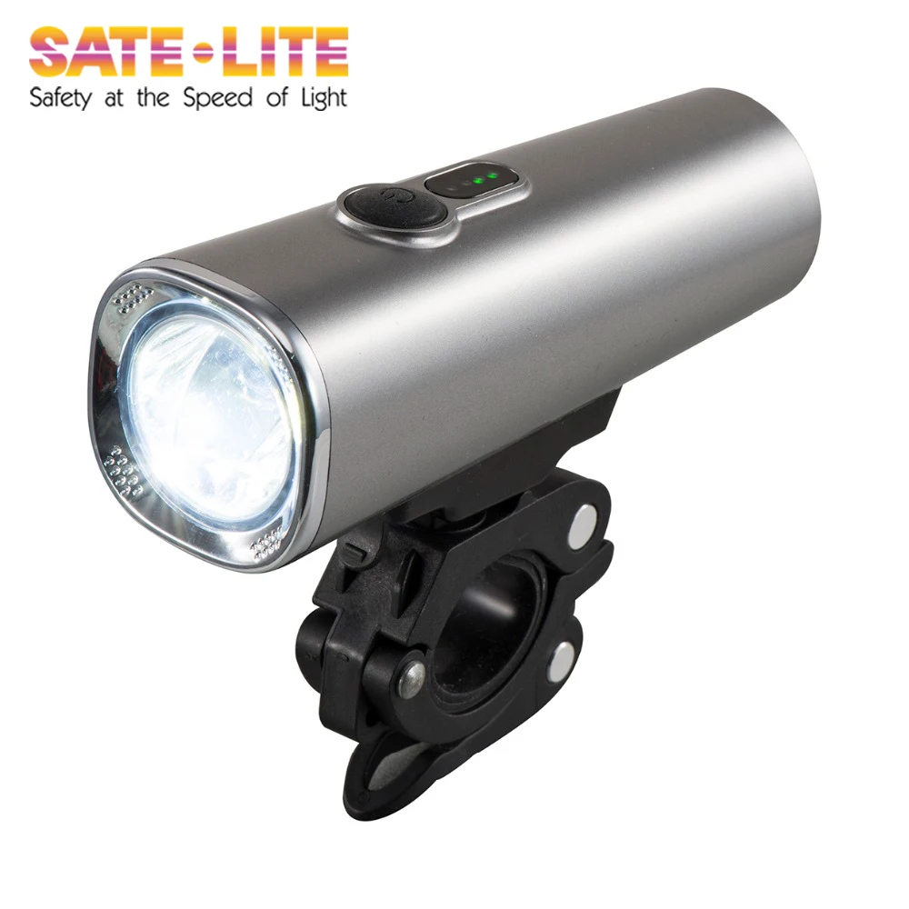 Factory direct Sate-lite 50 LUX USB rechargeable bike light StVZO eletric bike front light LED waterproof