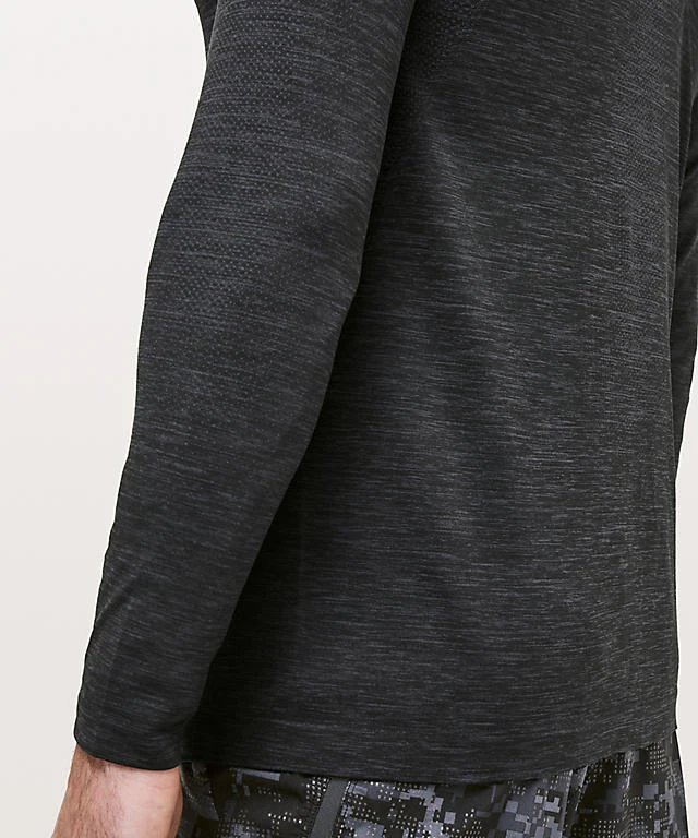 2019 Quality Chinese Products Elastic Mens T-Shirt O-Neck Seamless Venting Long Sleeve Men Top For Male Cotton Fitness T shirt