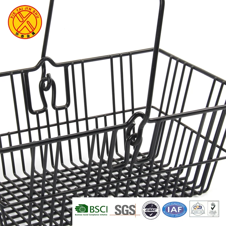 Made in China unique hand held shopping baskets for supermarket
