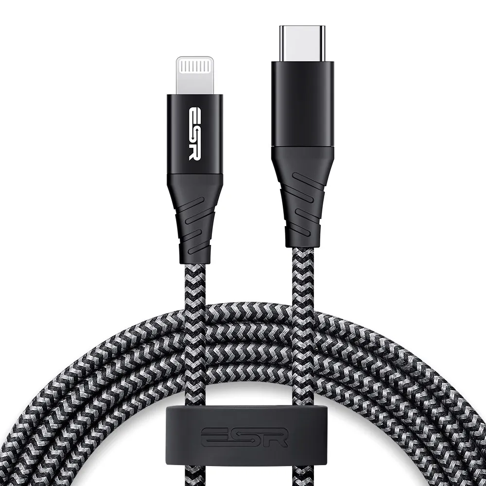 
ESR 3.3ft/1m MFi USB C to Lightning PD Charging Cable  (62156798645)