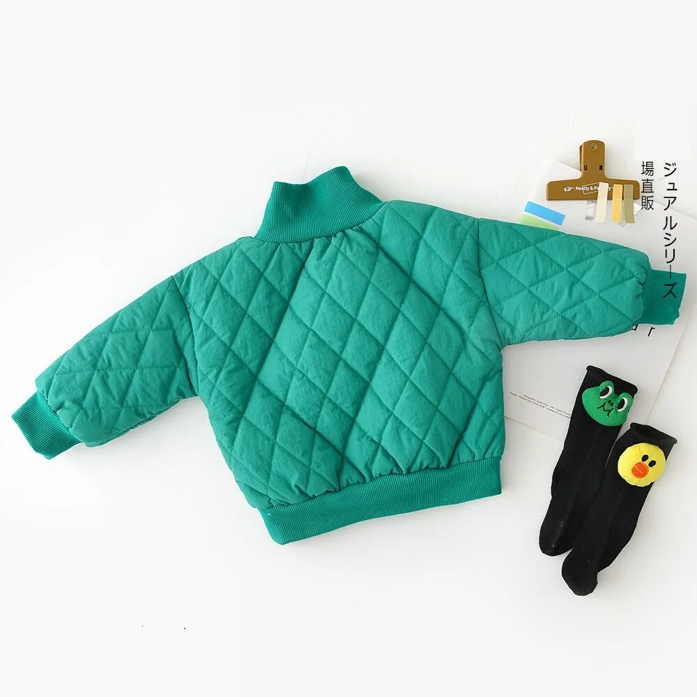 
Wholesale winter outerwear for children baby coats cartoon embroidery cotton jacket 