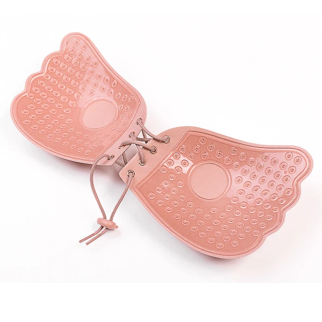 Silicone Women Push Up Bras Strapless Backless Nipple Covers Sticky Invisible Self Adhesive Bra
