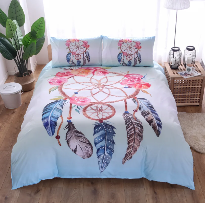 Роскошное постельное белье с 3d принтом 100%, Королевский/Королевский размер, одеяло, пододеяльник, простыня, комплекты