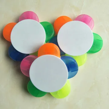 Printed Your Logo Triangle Plastic Highlighter Pen Novelty Item for Kids Gift Stationery