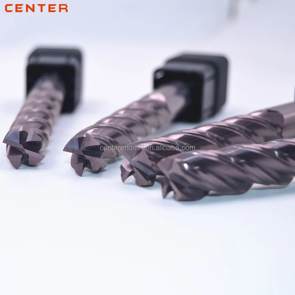 Tungsten Carbide 2 flutes 1/4 inch square end mill