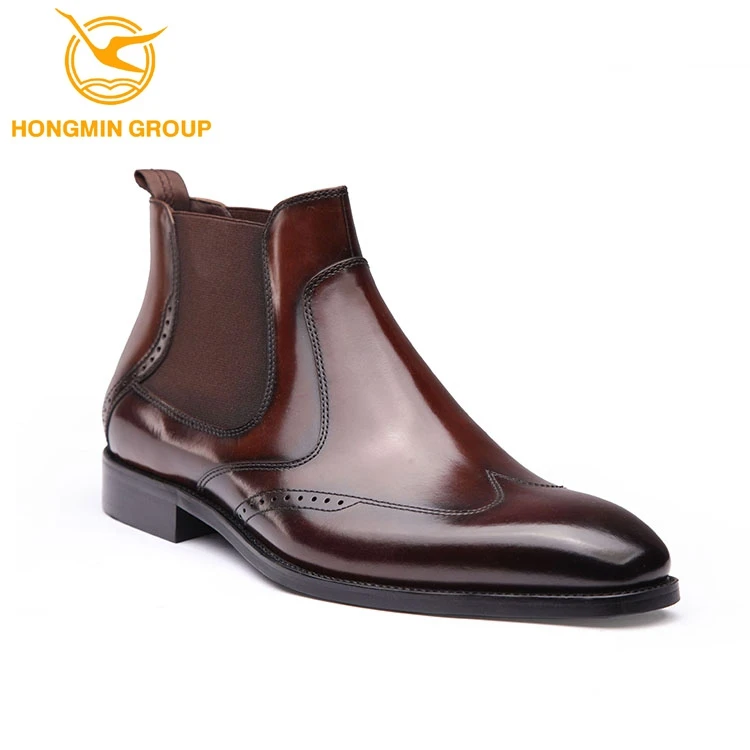 
 Новейший дизайн, европейский стиль, удобные мужские кожаные ботинки до щиколотки  