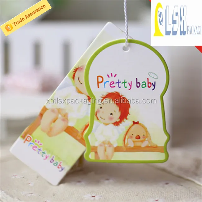 custom clothing tag  clothing hang tags woven cloth tag