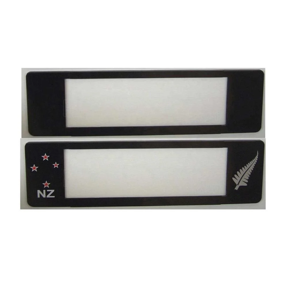 NZ number plate frame NZ Personalised winged plate frame