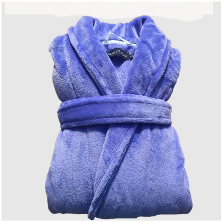 Роскошный мужской банный халат из кораллового флиса, банный халат для отеля, мужской халат, банный халат на заказ, фланелевый Халат с вышивкой для отеля