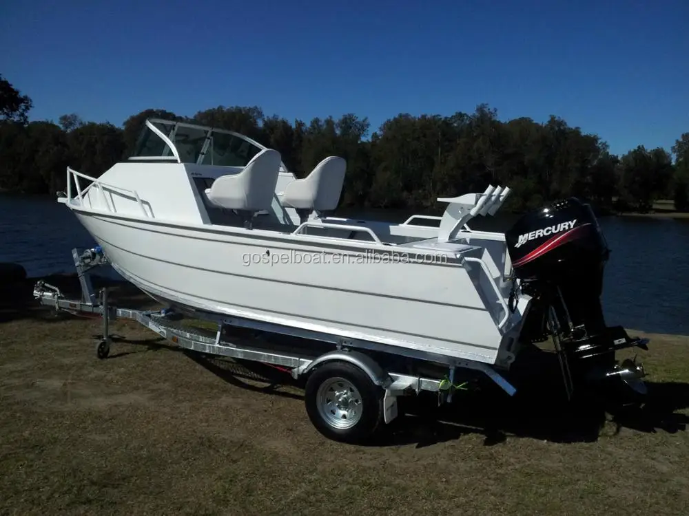 2017 new design 17ft Cuddy Cabin Welded Aluminum Boat