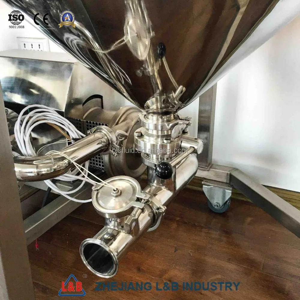 L&B food grade SUS water homogenizer mixer/ mixing machine used for milk powder with water mixing