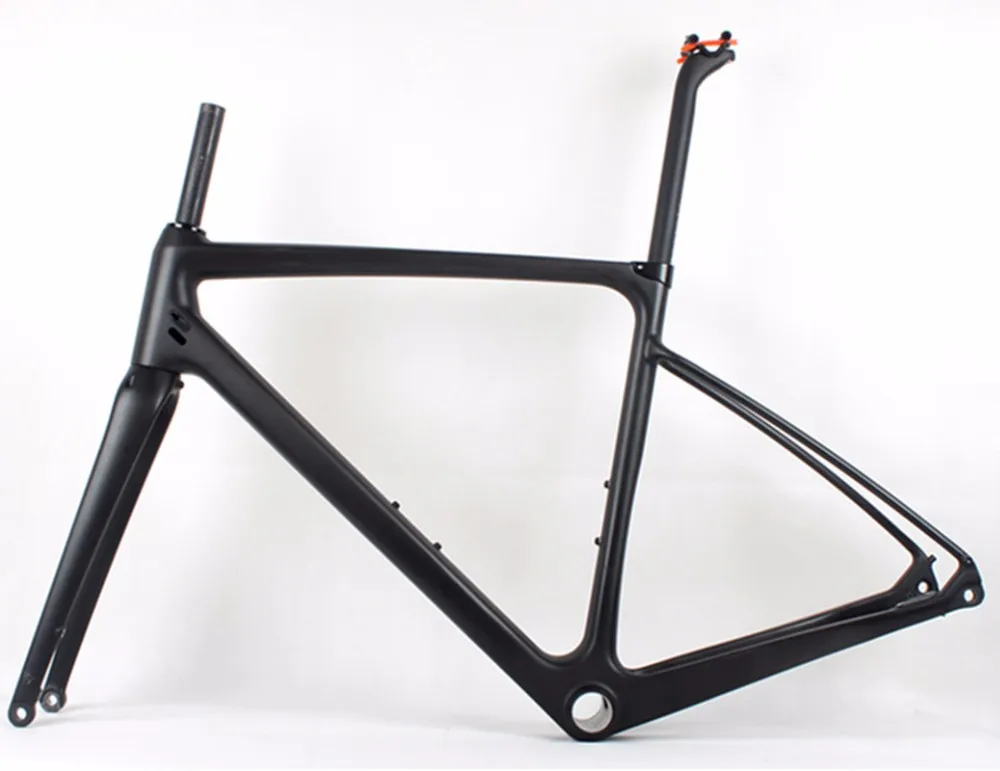 
2018 Fender Bike cycling Frame Carbon Road Bike With Flat Mount Disc Brake 