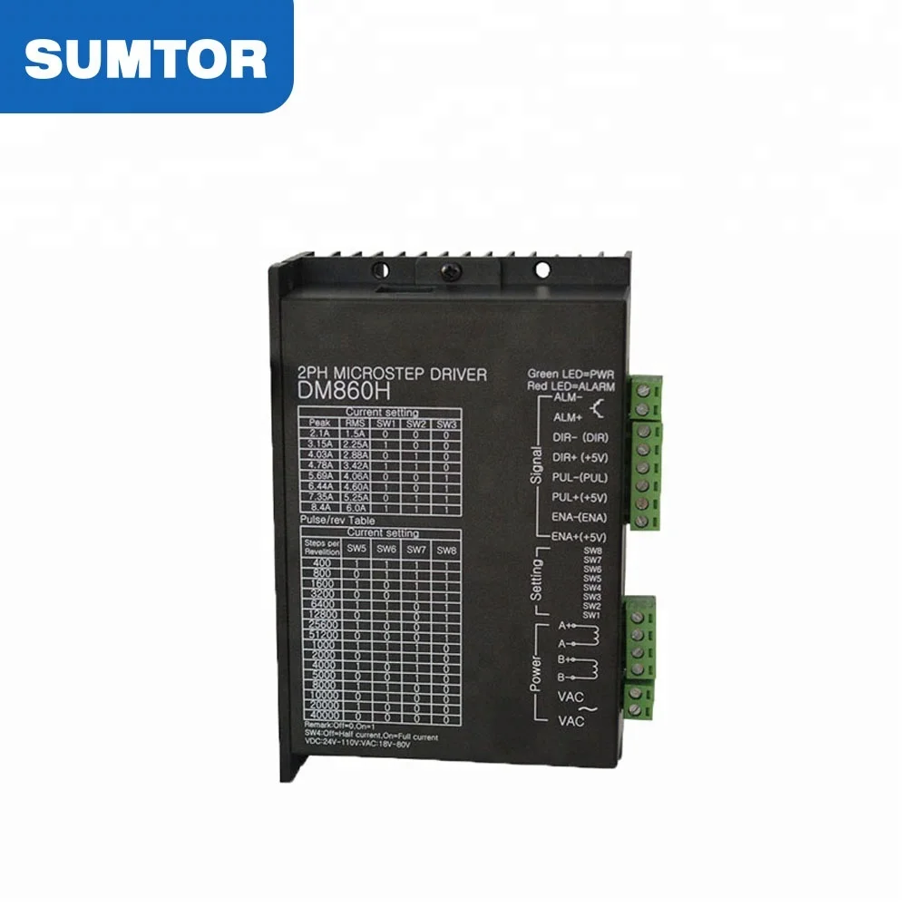 Nema 34 высокий крутящий момент 126 мм 6A с драйвером двигателя srepper 8a 256 подразделение