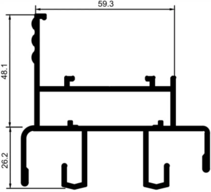 Доступные Порошковые алюминиевые профили для окон из Сенегала/того/Ганы