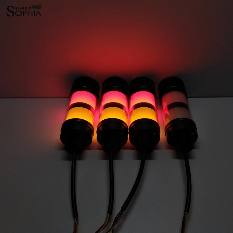 printing packing machine signal beacon tower light audible adjustable