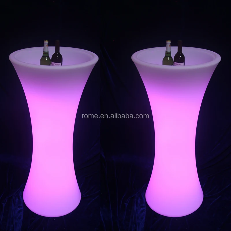 
Luminous plastic furniture waterproof led light large standing flower pot big ice bucket 