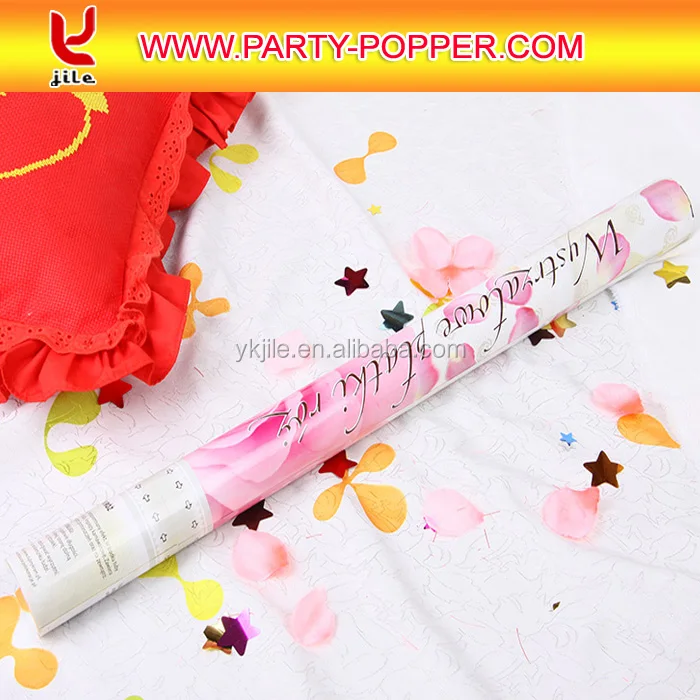 
Australia Best Selling Kids Birthday Party Decor Factory Party Poppers Pink Confetti Party Poppers 