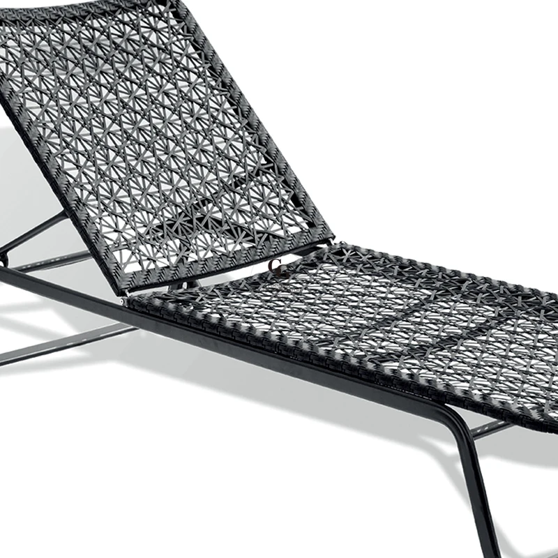 Best Black Chaise Lounge Rattan Pool Deck Chairs Cheap Le Corbusier Chair