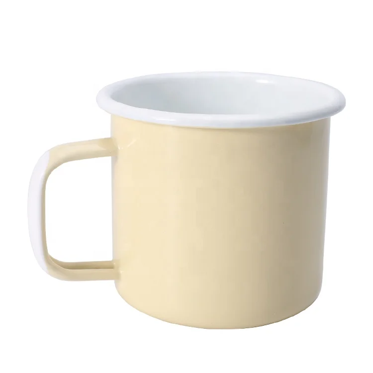 smooth surface coconut mug 6cm 150ml turkey mug vintage enamel fruit mug