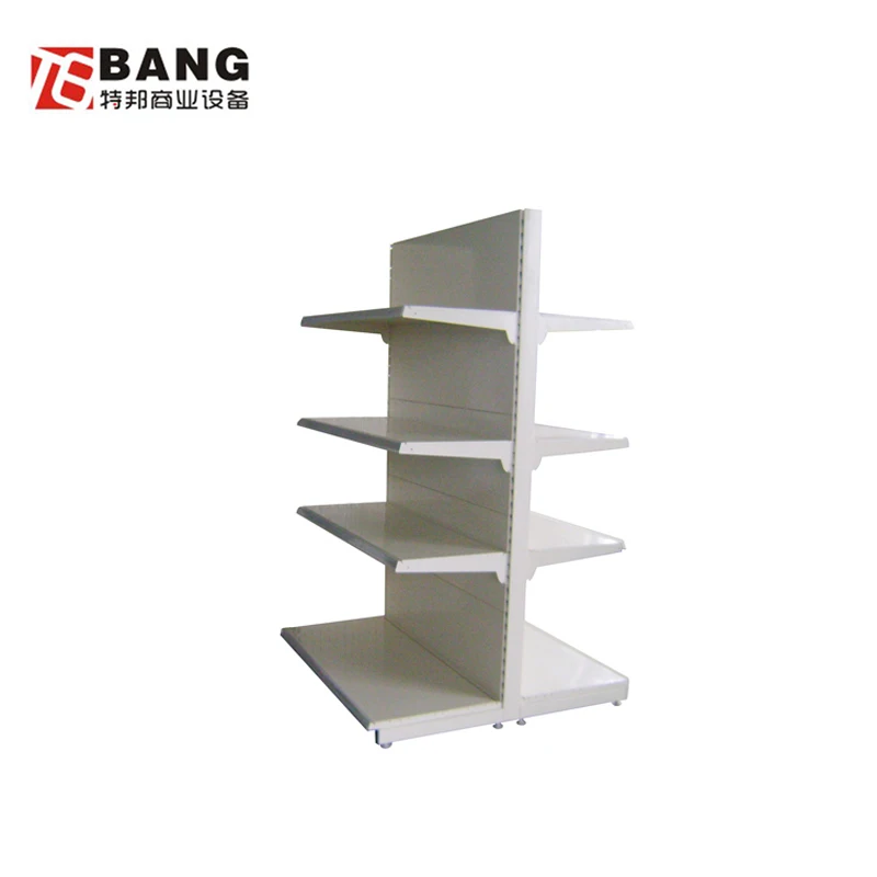 
High quality supermarket luggage metal book shelf display shelves for retail stores 