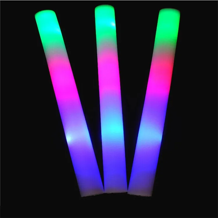 RGB Light Up LED Foam Sticks Glow
